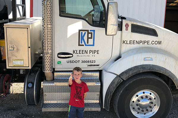 Company Truck | Kleen Pipe Underground Pipe Maintenance