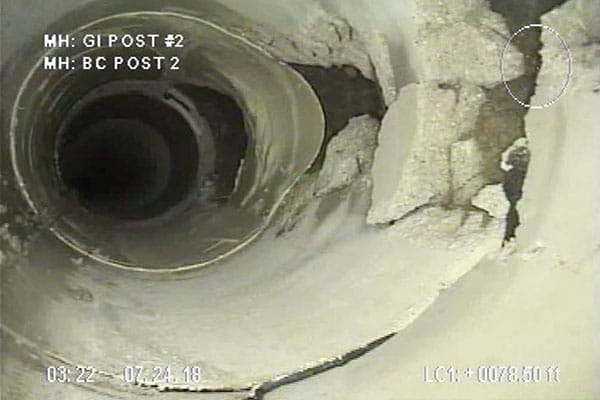Sinkhole Pipe Patch | Kleen Pipe Underground Pipe Maintenance
